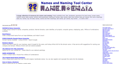 Desktop Screenshot of name.noemata.net