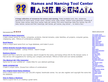 Tablet Screenshot of name.noemata.net